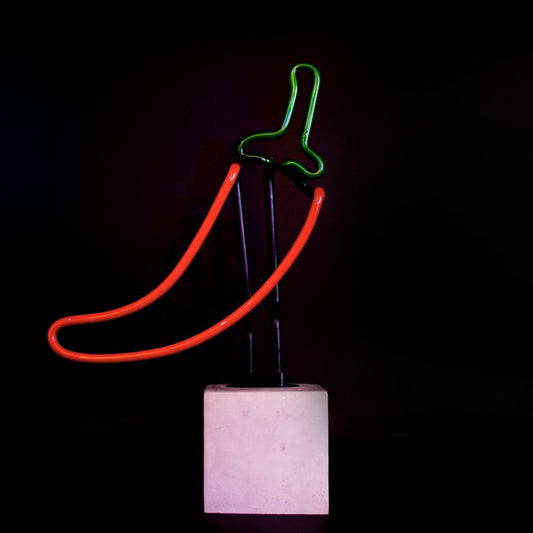neon concrete base chilli
