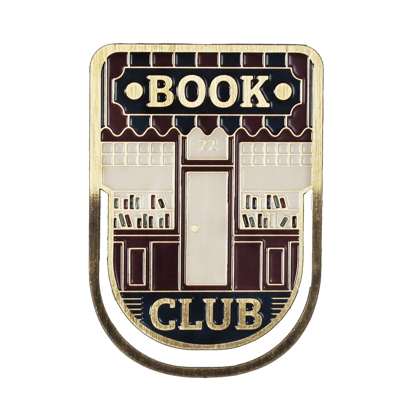 Marque-page en métal Pulteney Press Book Club