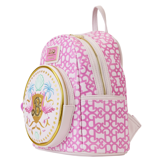 barbie the movie logo mini backpack loungefly