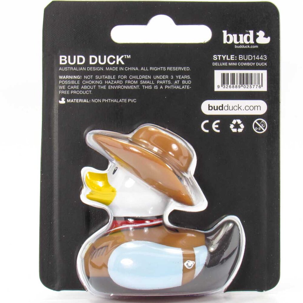 mini canard cowboy bud duck