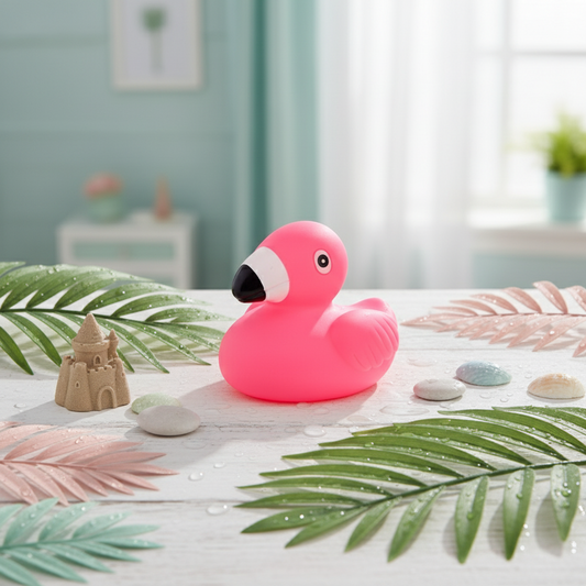 Flamant Rose de bain – vue 2