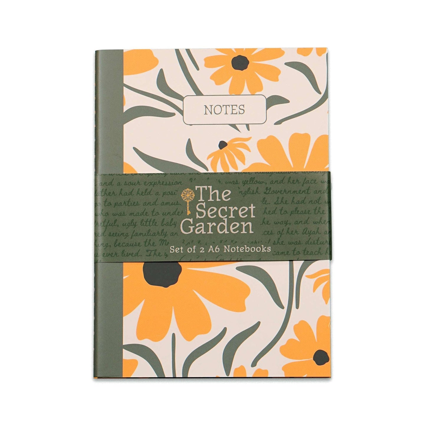 Lot de 2 carnets A6 The Secret Garden
