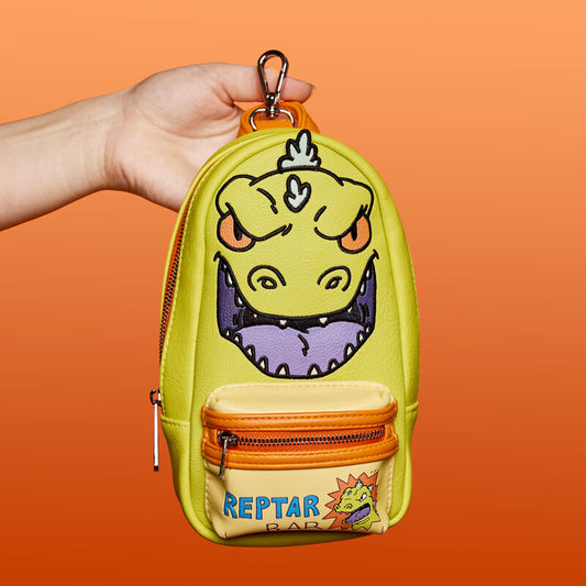 rugrats reptar cosplay mini backpack pencil case