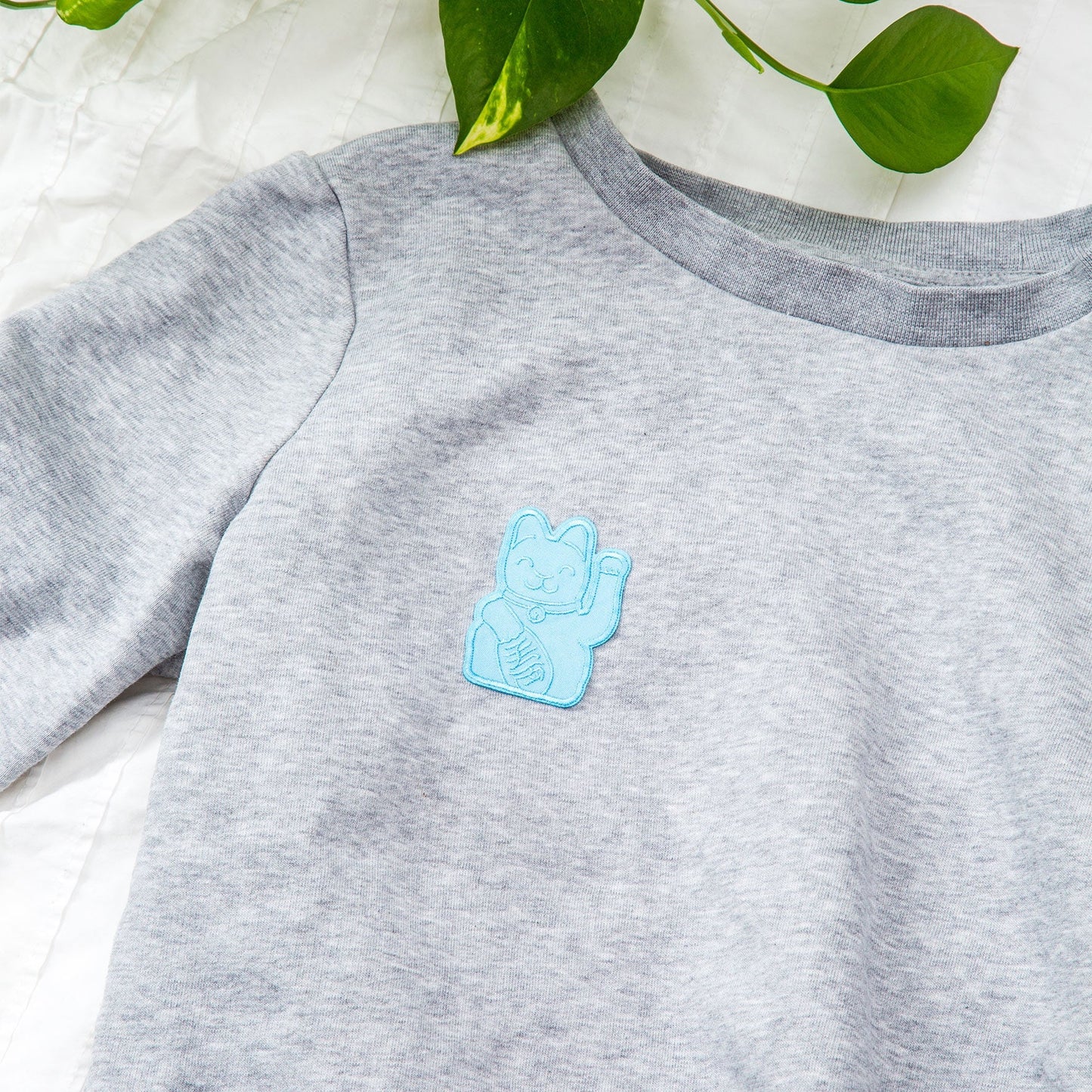 patch chat chanceux bleu donkey