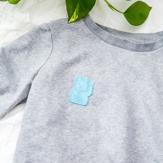 patch chat chanceux bleu donkey