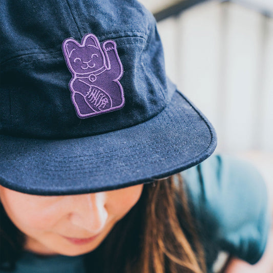 patch chat chanceux violet donkey