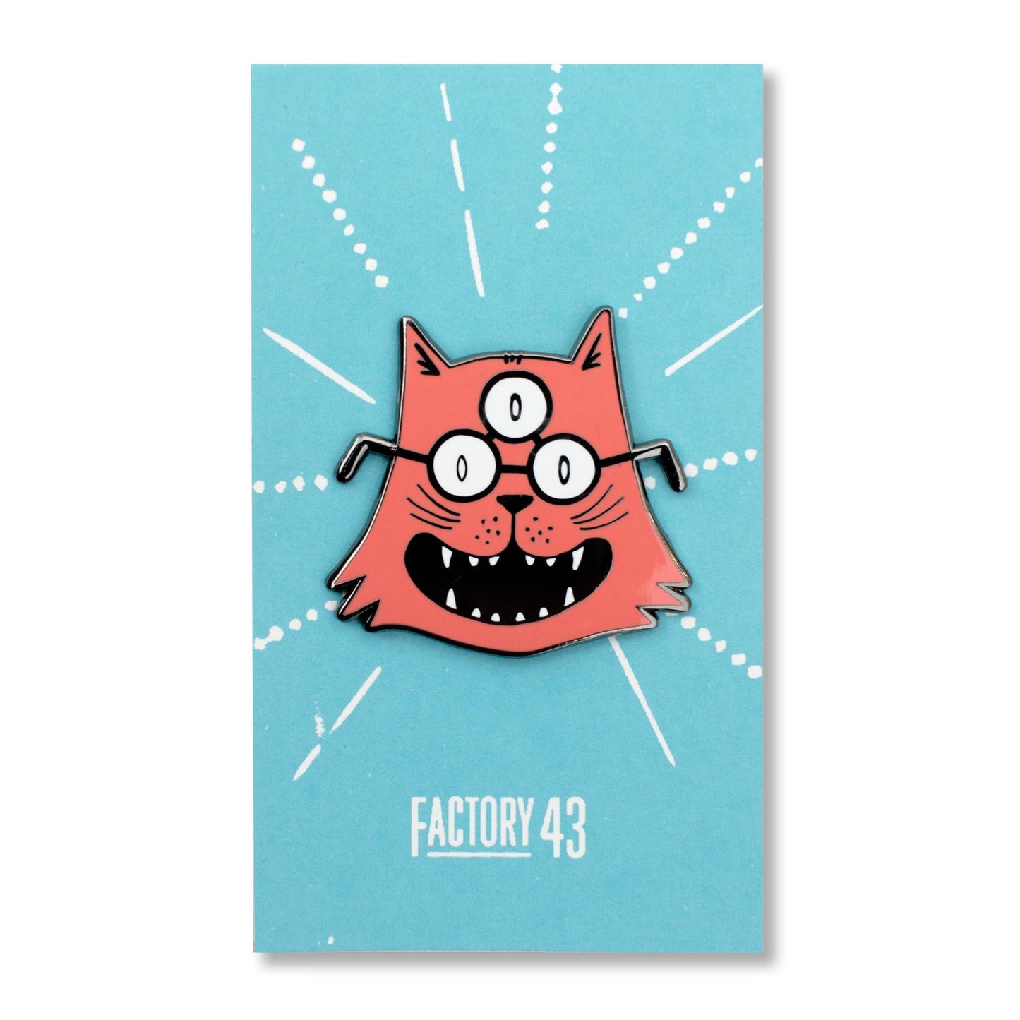 Pin's Chat Triclope Cadeau Geek