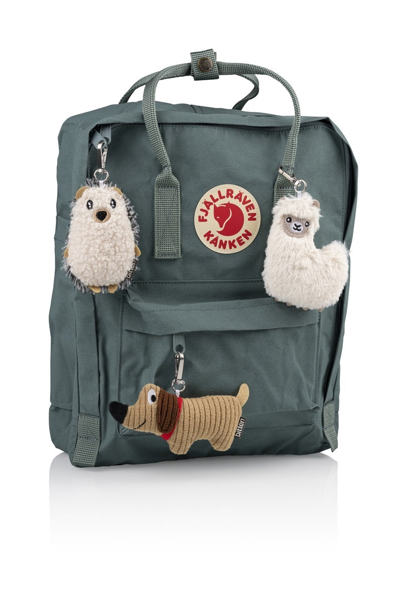 porte cles fluffy lama bitten