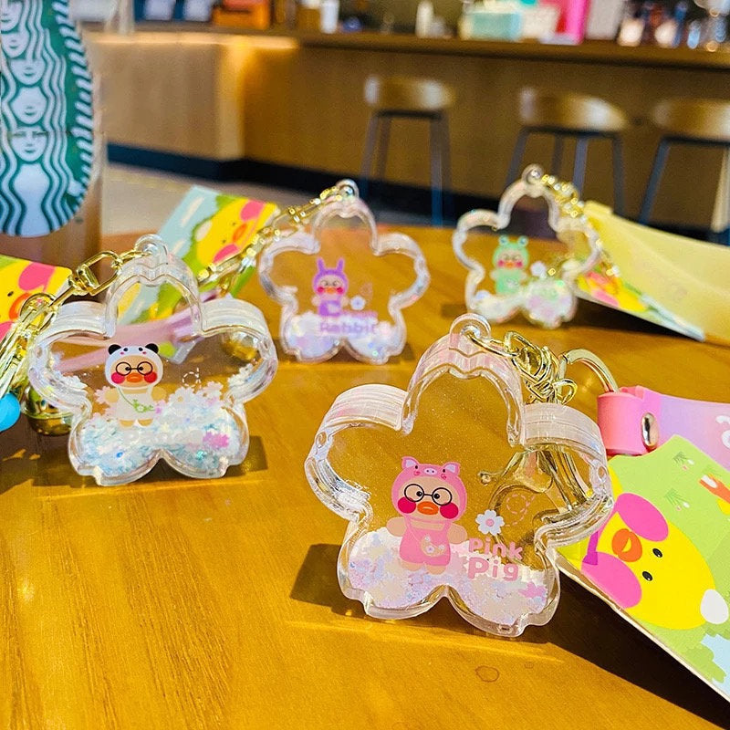 Panda Duck Bottle Keychain