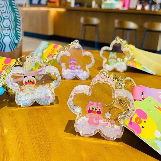 porte cles canard panda flacon dudu duck