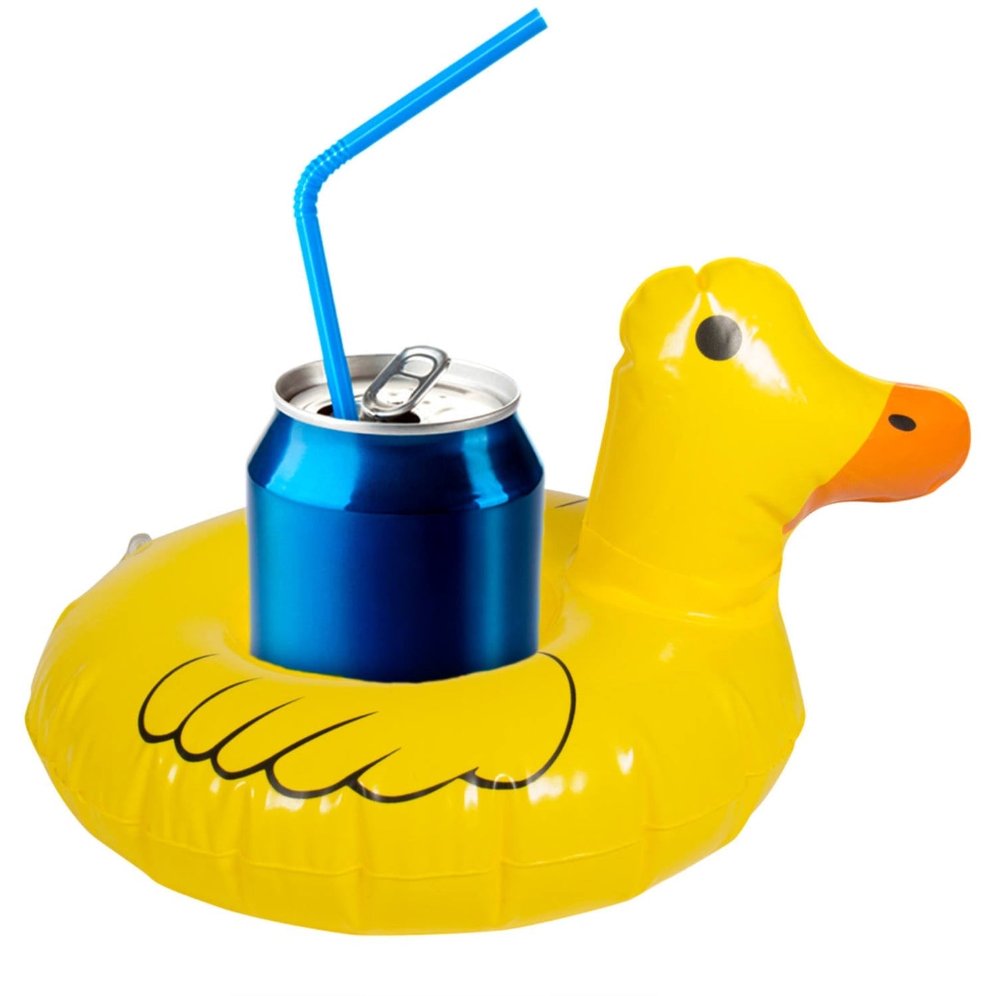 porte gobelet gonflable canard jaune folat 20292 8714572202923