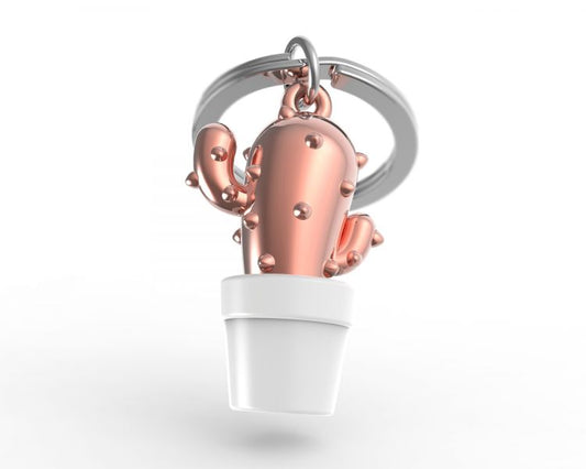 porte cles cactus rose metalmorphose