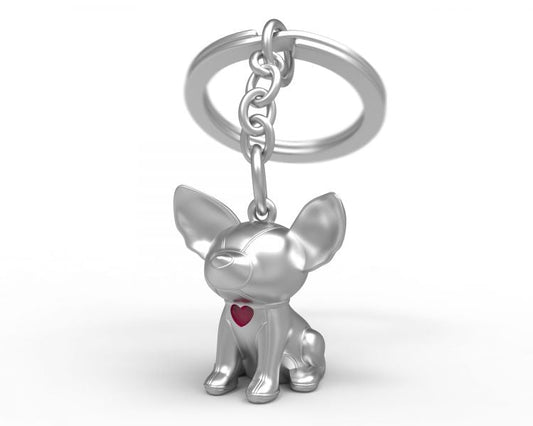 porte cles chihuahua metalmorphose