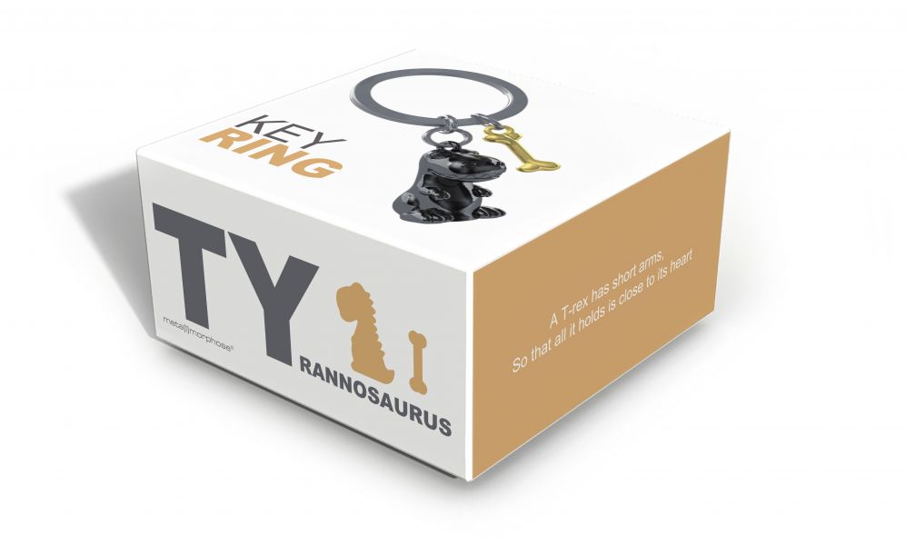 porte cles dino noir metalmorphose