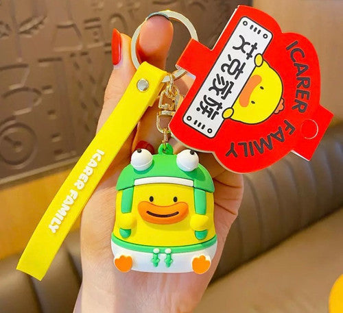 porte cles canard bonnet grenouille icarer family 6972968751321