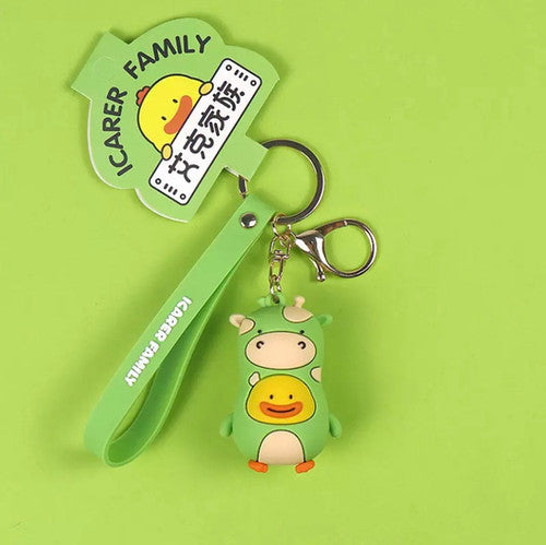 Giraffe Duck Keychain