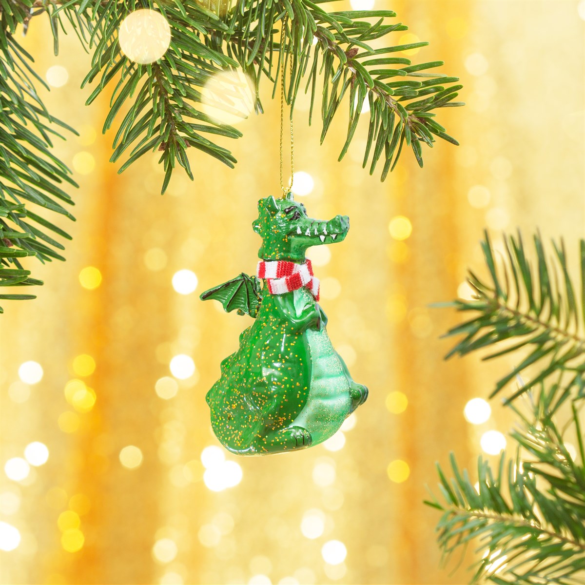 Drachen-Weihnachtskugel
