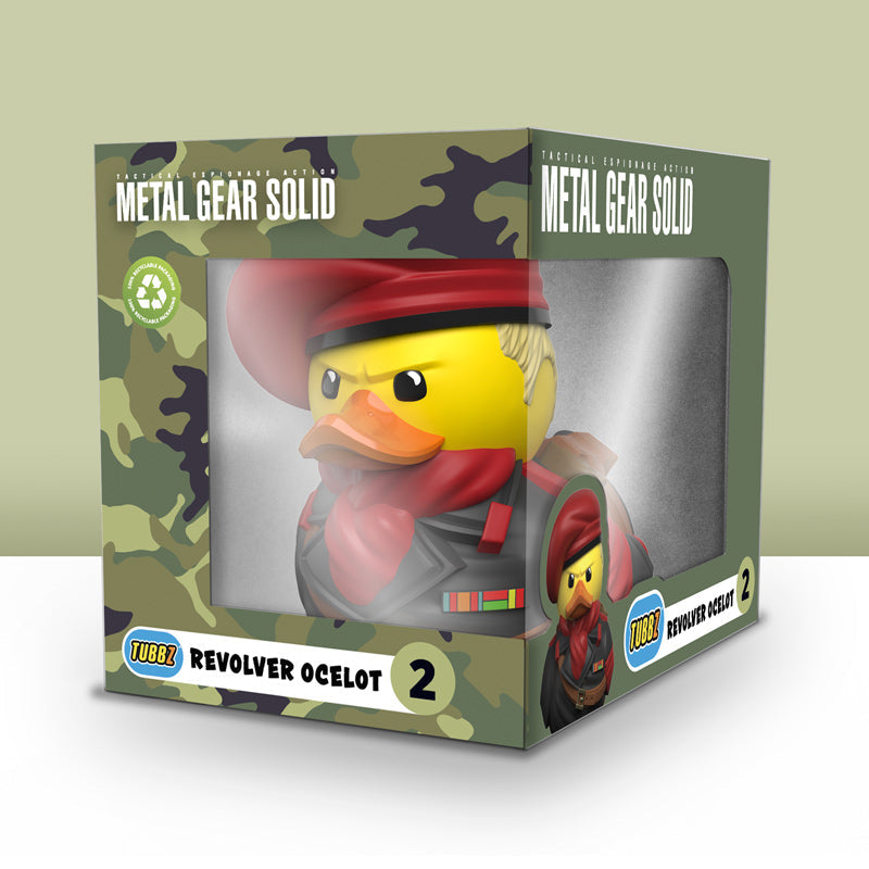 metal gear solid tubbz Duck Revolver Ocelot Metal Gear Solid Konami TUBBZ (Boxed Edition) – la CoinCaillerie