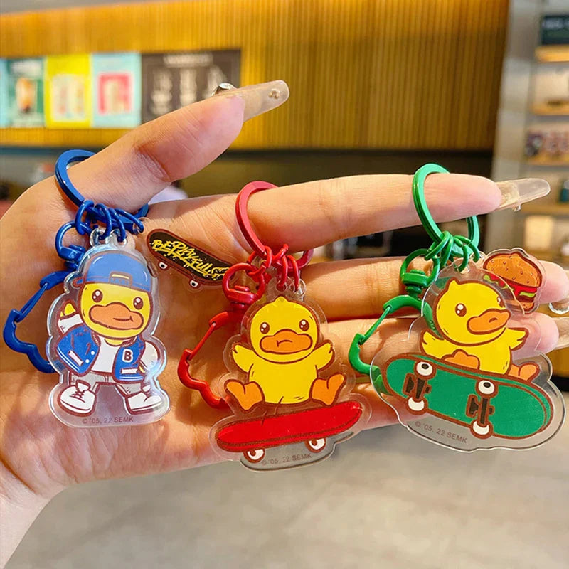 porte cles canard skateboard b duck 1