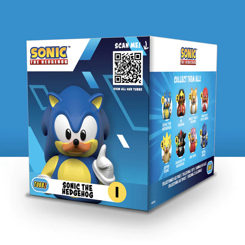 official sonic the hedgehog sonic tubbz boxed edition