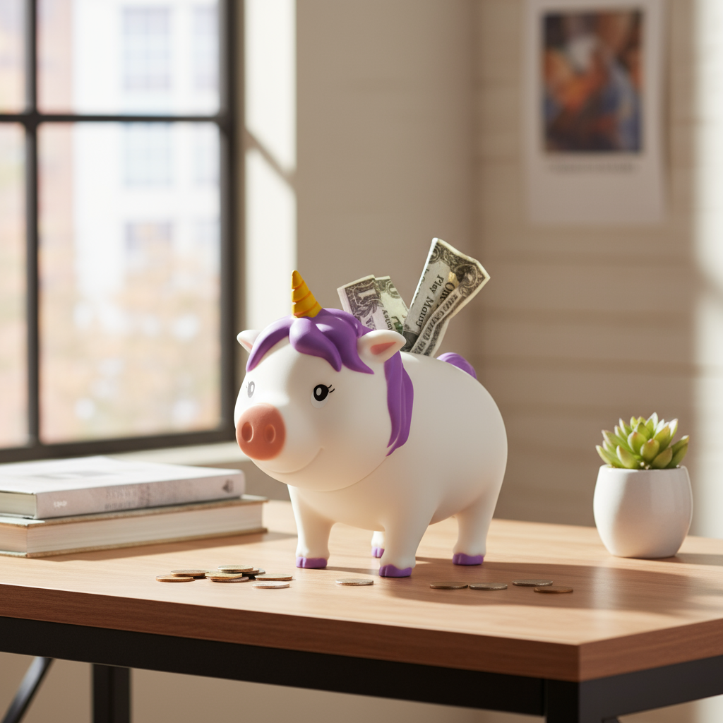 Hvit enhjørningsgris