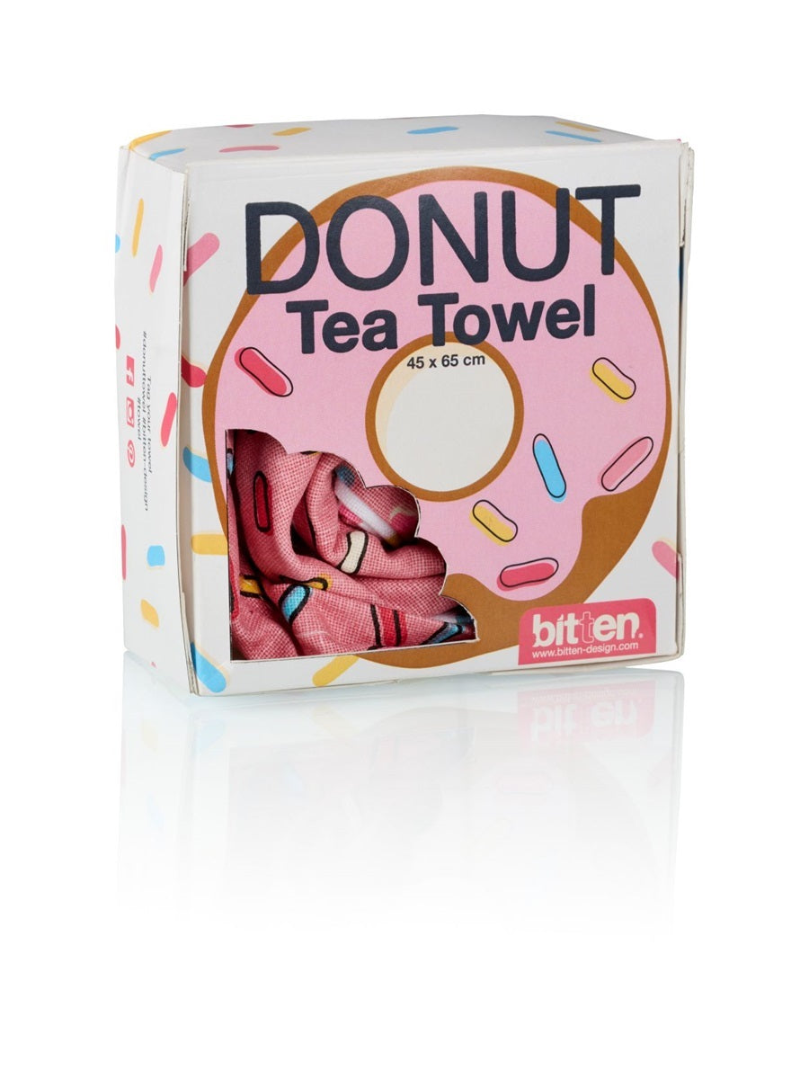 Torchon Donut Bitten – Objet déco original