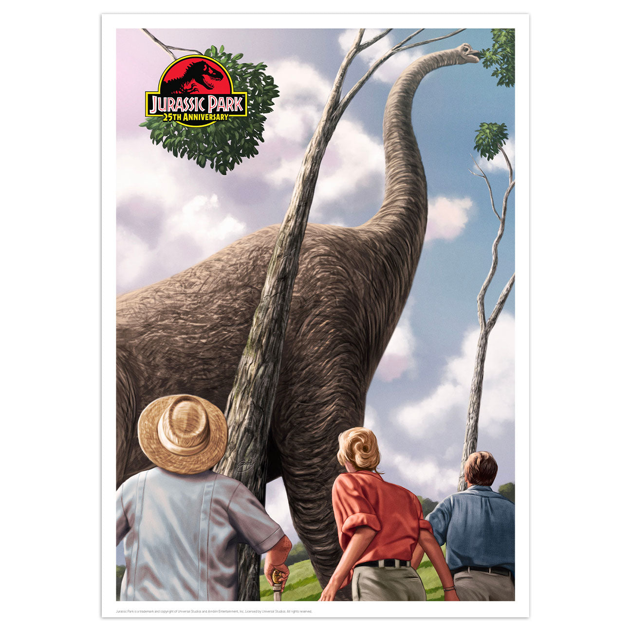 Affiche collector Jurassic Park