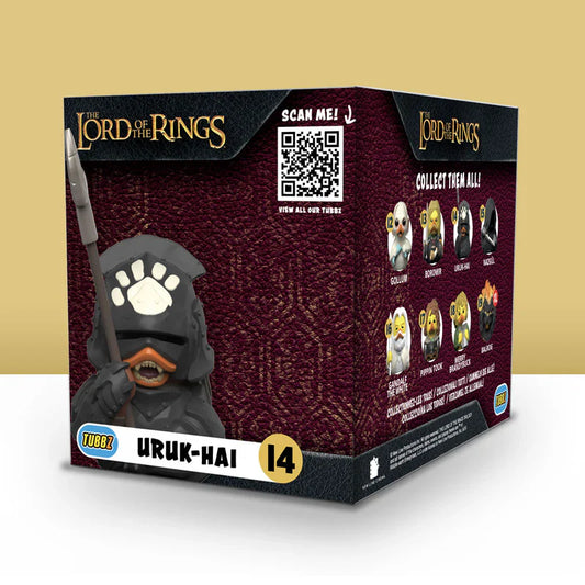 official lord of the rings uruk hai pikeman tubbz boxed edition