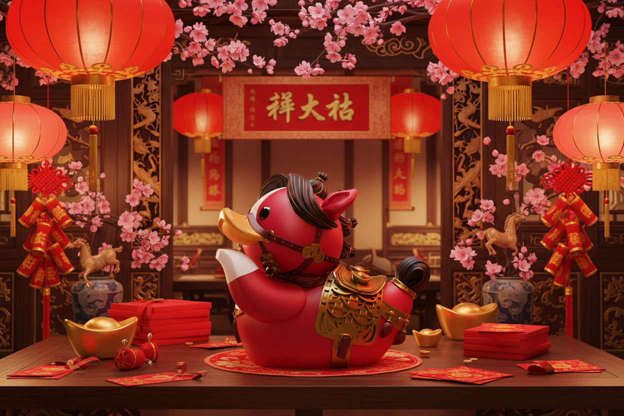 Canard Nouvel An Chinois - Cheval (Collectors Edition)