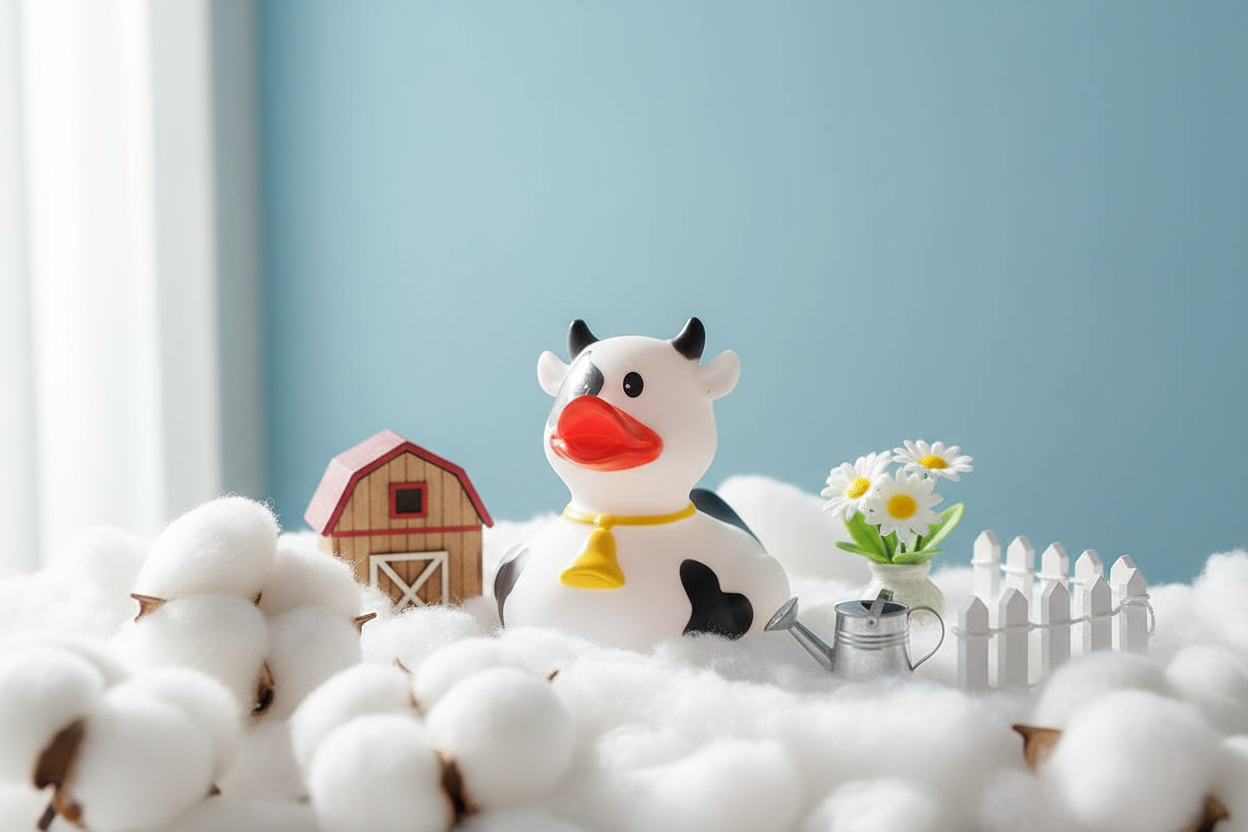 Kachna Černá a bílá kráva