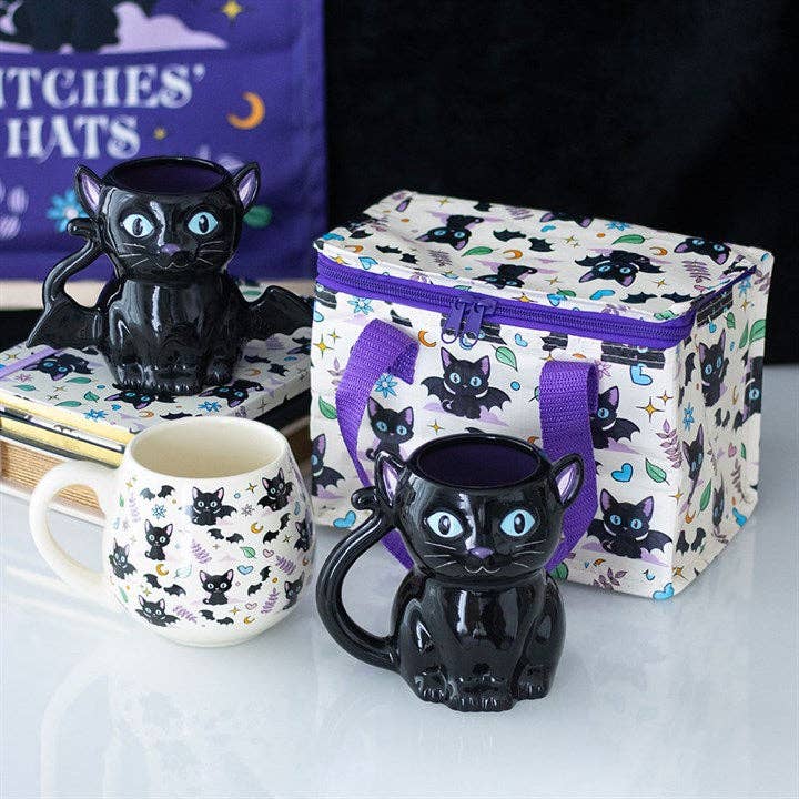 Mug Halloween Chat Chauve-Souris Gothique