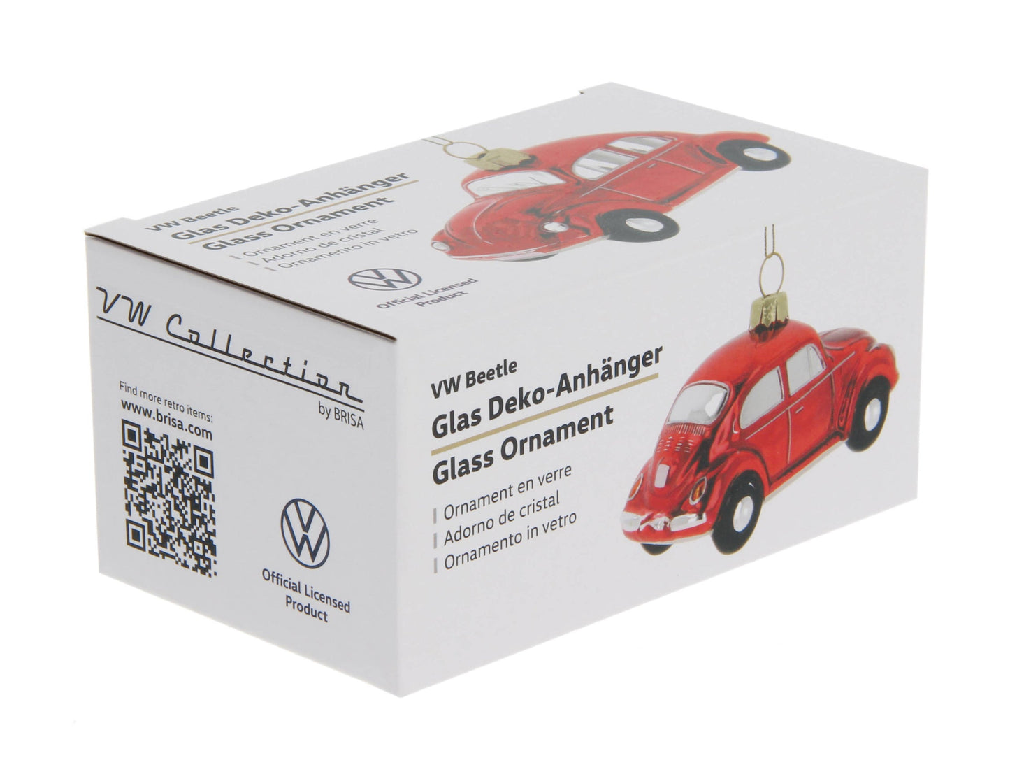 Décoration de Noël Coccinelle VW Rouge