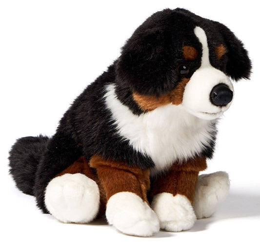 Peluche Bouvier bernois, assis