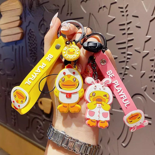 Porte Clefs Canard Poulet