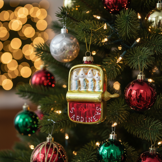 Bola de Navidad Caja de Sardinas