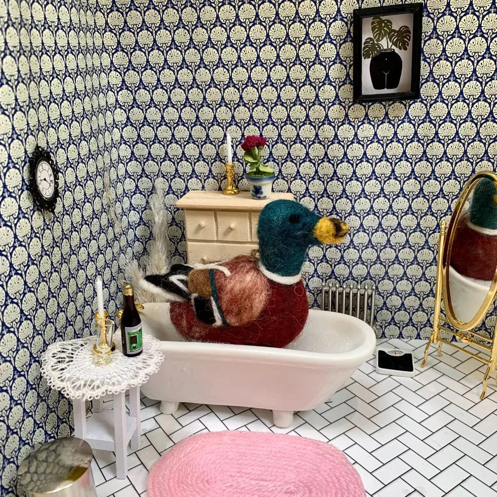 boule de noel en feutrine maddox le canard colvert felt so good