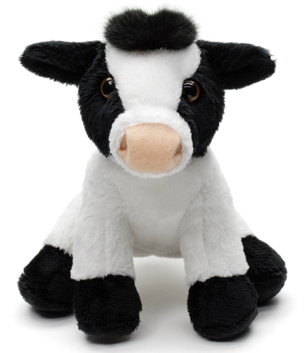 Sitting Cow Plush (black and white)