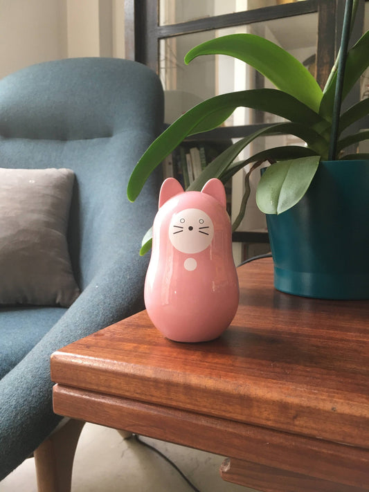 Chat Daruma Rose “Amour”