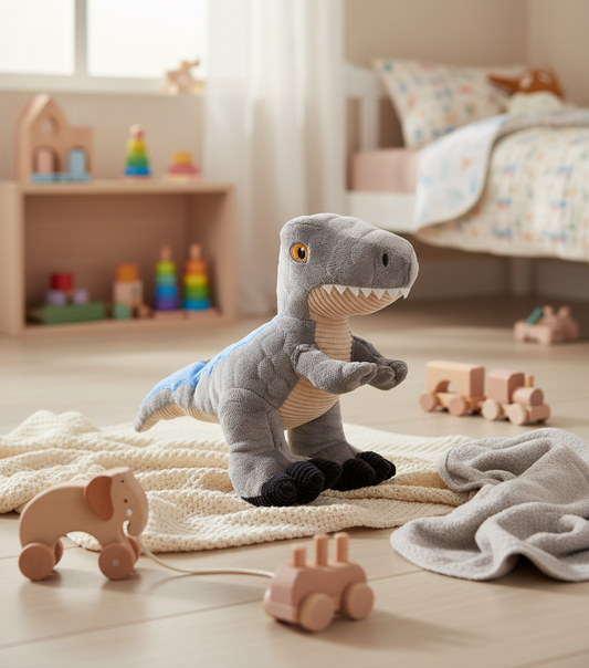 Peluche Dinosaure Vélociraptor 26cm