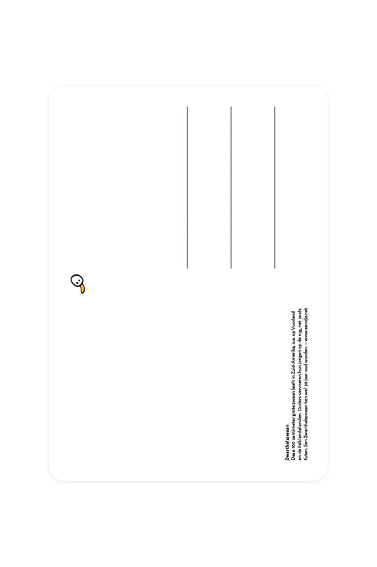 Carte postale avec Zwarthalszwaan