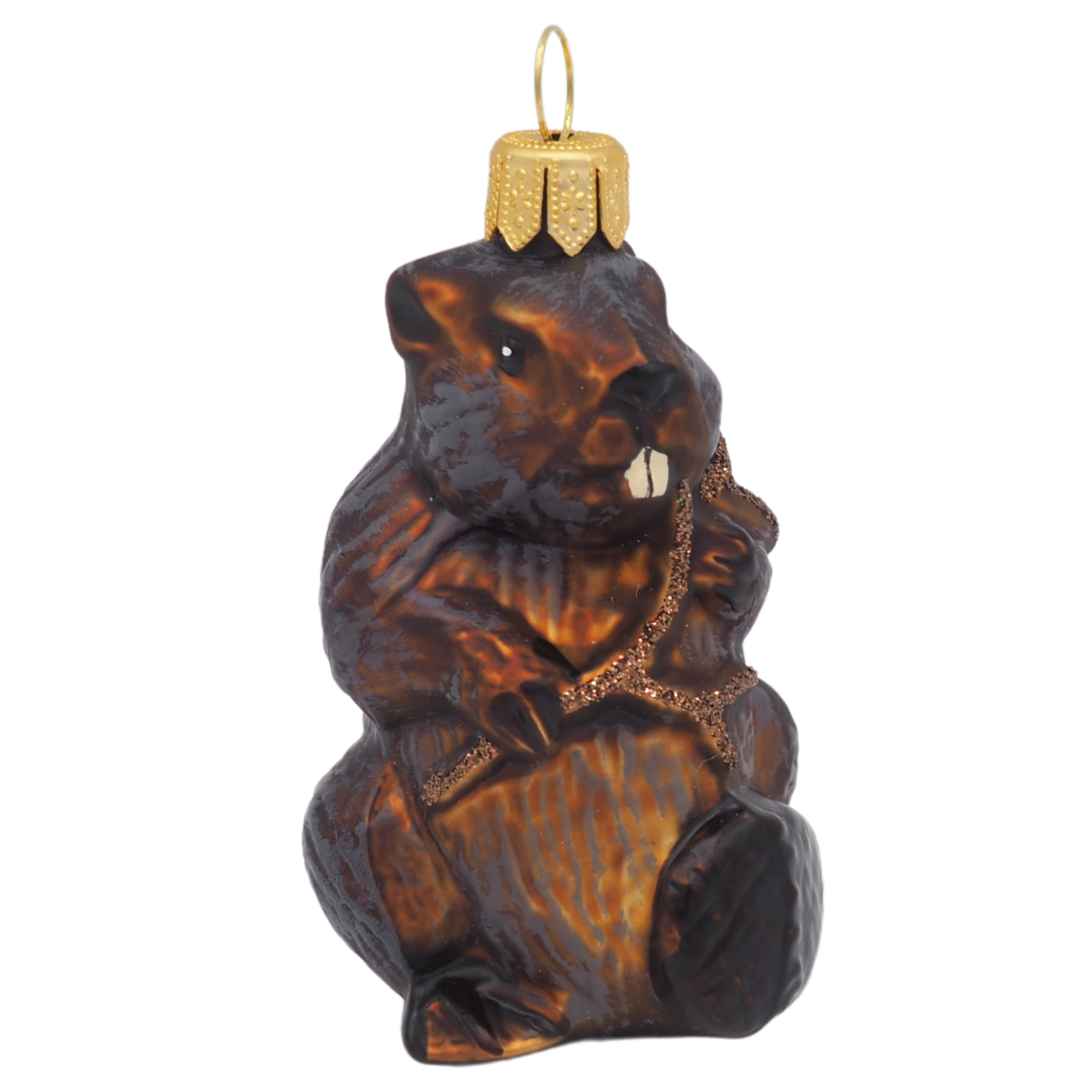 Boule de Noël Castor