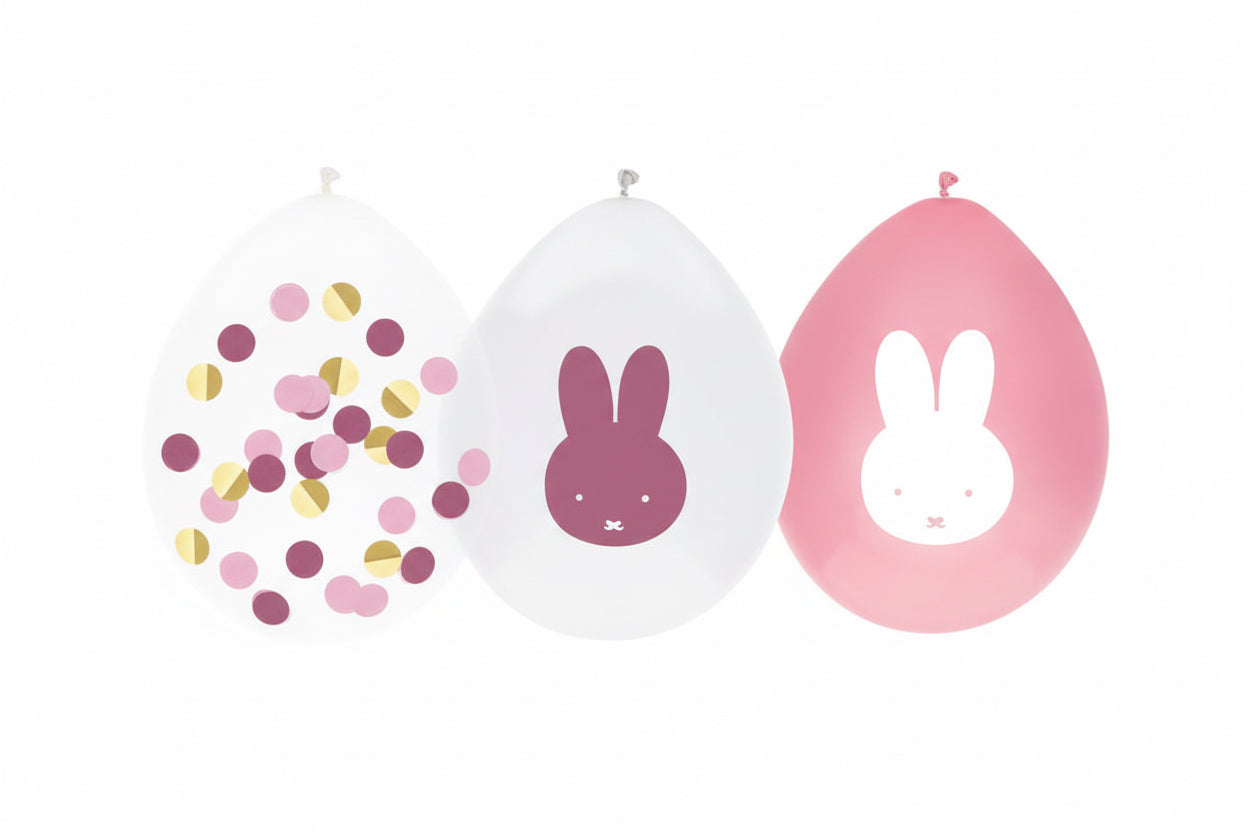 Ballons Lapin Miffy - Rose