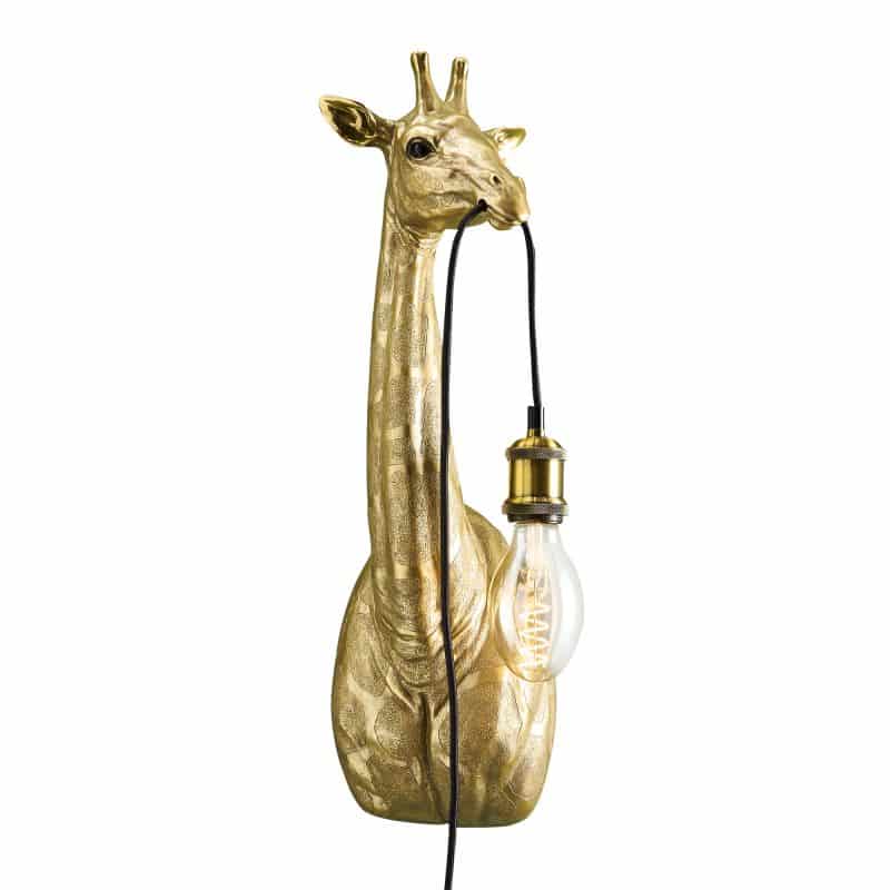 Lucie Giraffe Wandleuchte, Gold