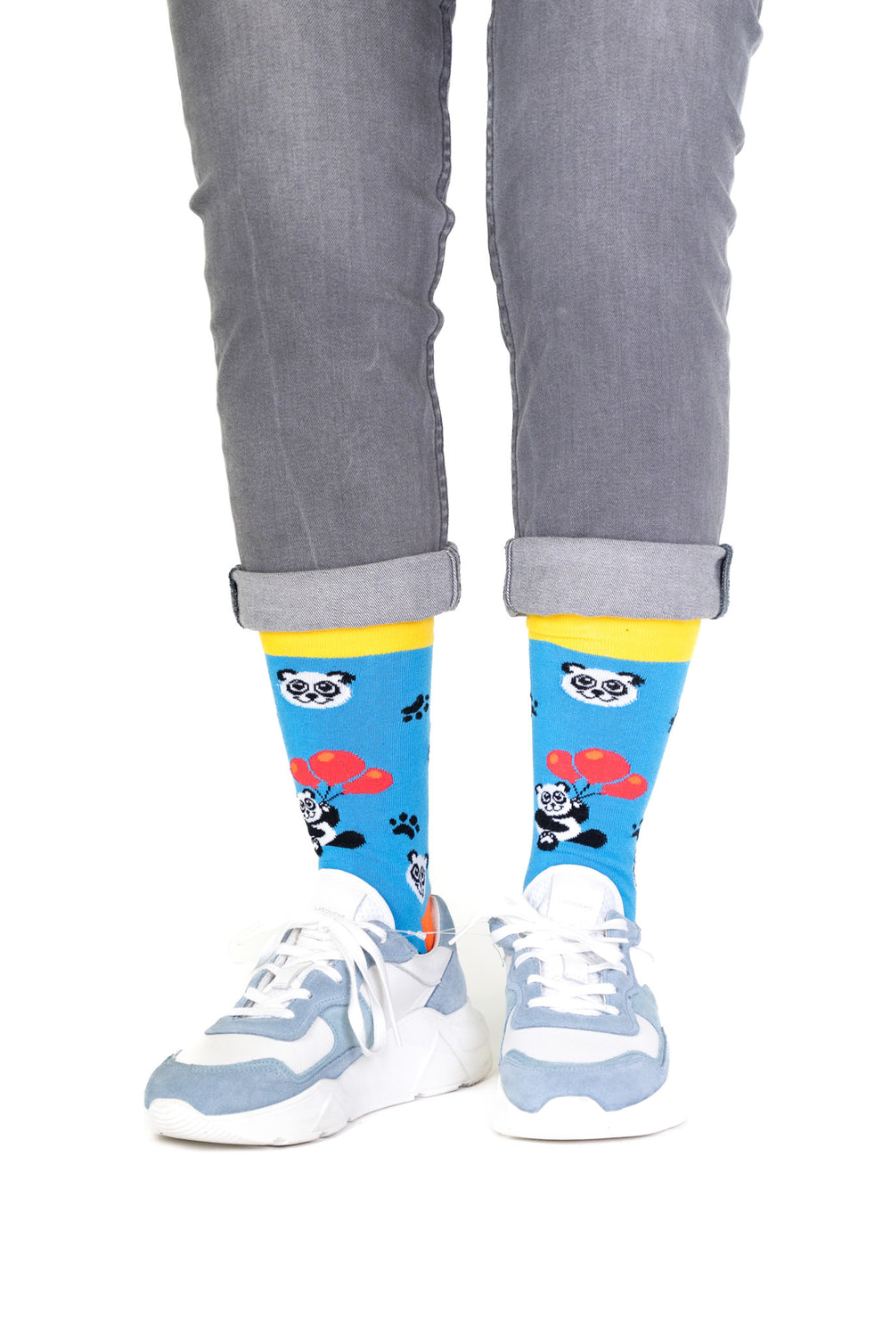 Chaussettes Pandas - Bleu