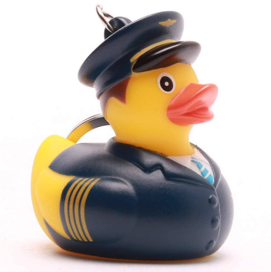 porte cles canards de bain pilote canards en caoutchouc