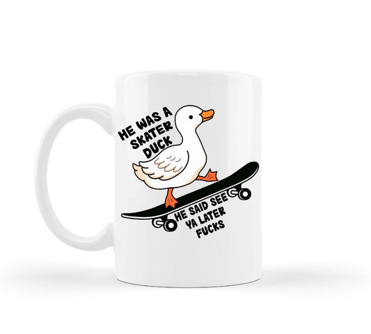 Duck Mug "Skater Duck"
