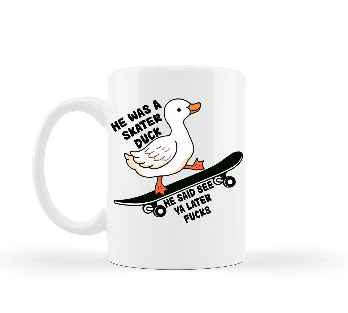 Duck Mug "Skater Duck"