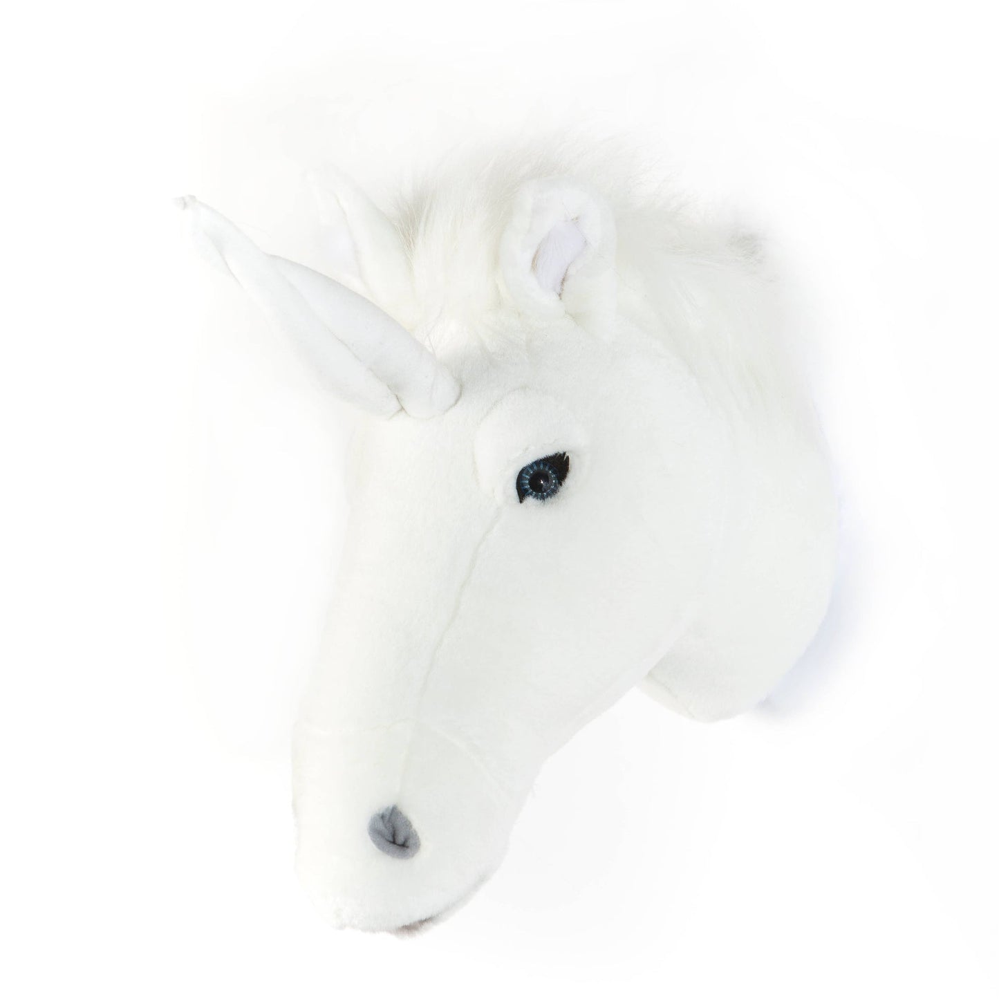 Décoration Murale Peluche Claire la licorne blanche
