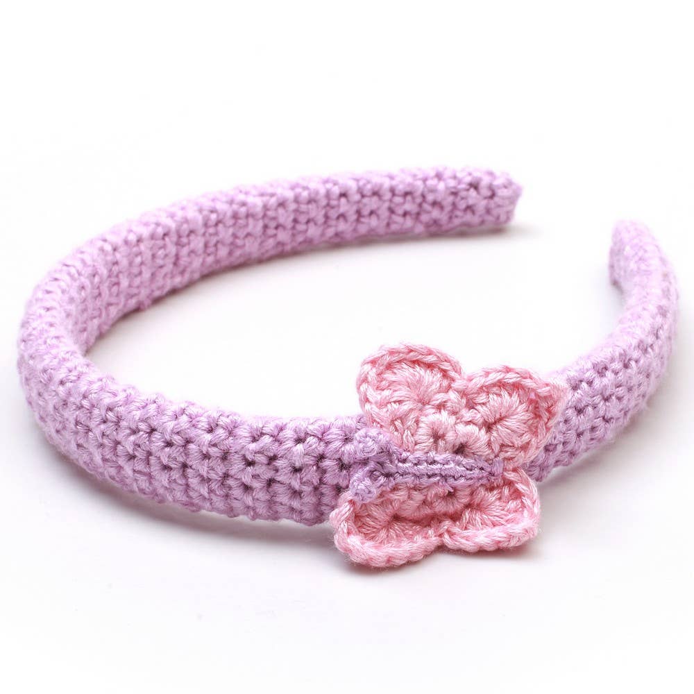 Bandeau papillon - Violet clair