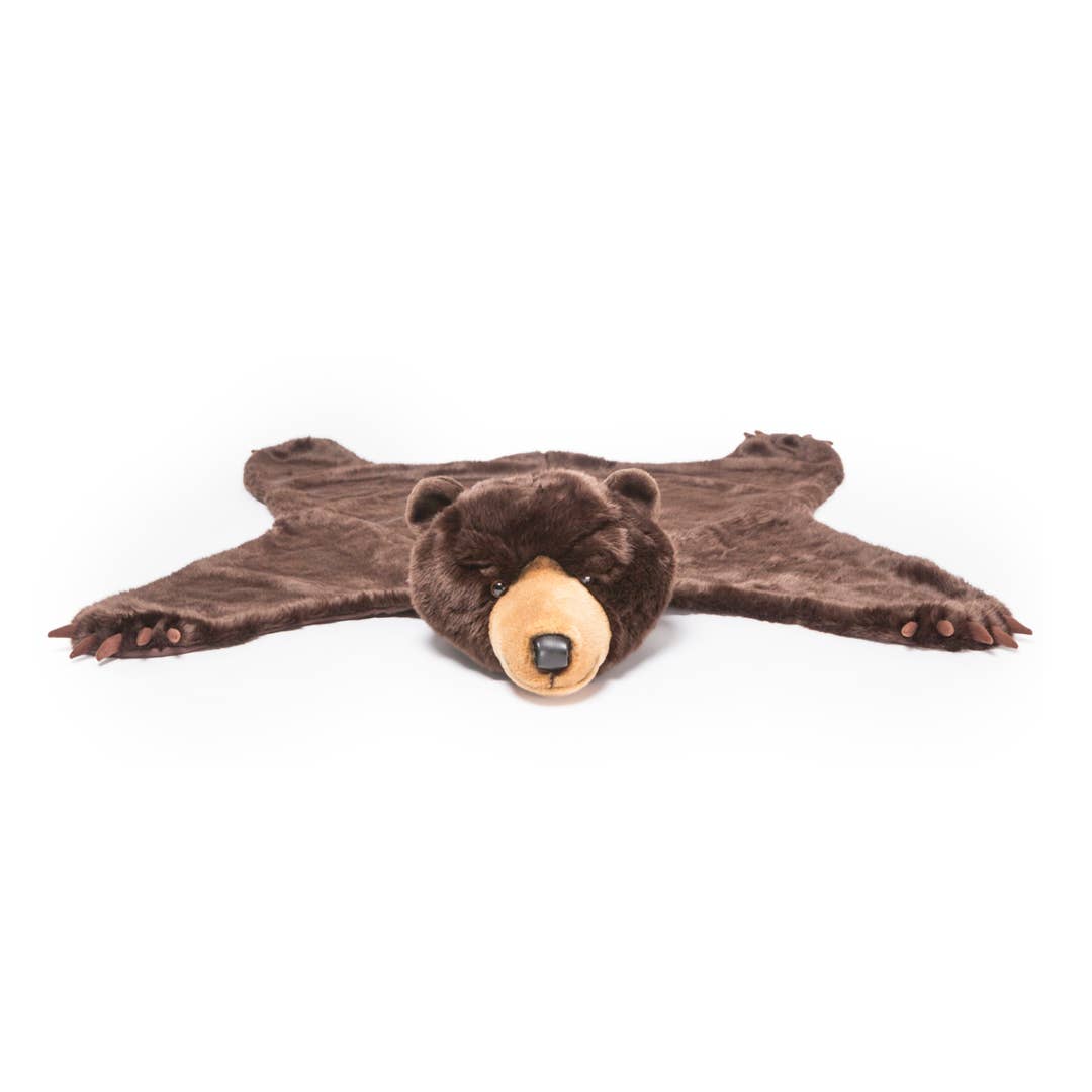 Tapis ours brun foncé Henry - Wild & Soft